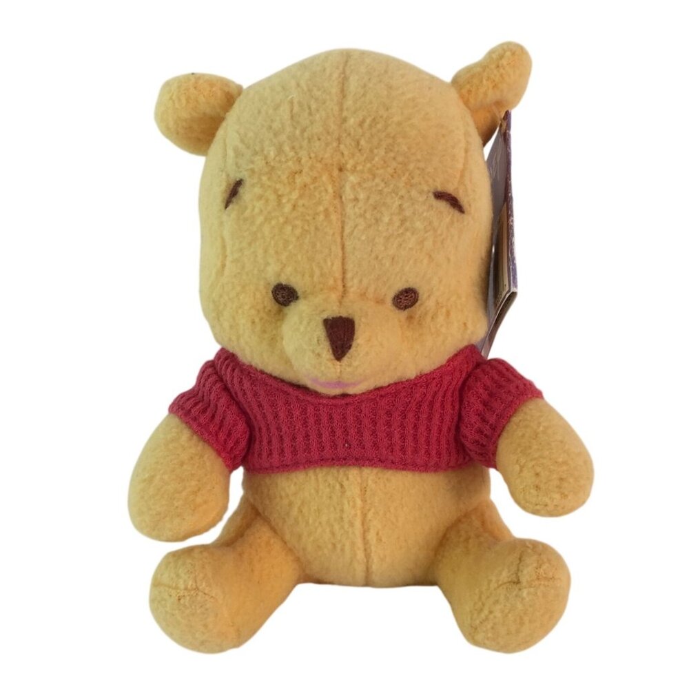 Vintage Fisher Price‎ Disney Pooh Giggler Plush 6" Stuffed Animal w/Tags 2002